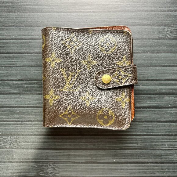Louis Vuitton Monogram Canvas Zippy Compact Wallet Authentic|Used - Picture 1 of 7